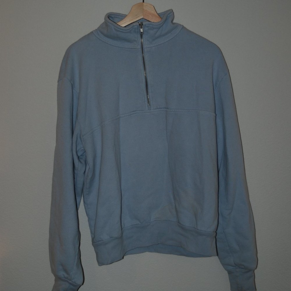brandy melville quarter zip sweater
